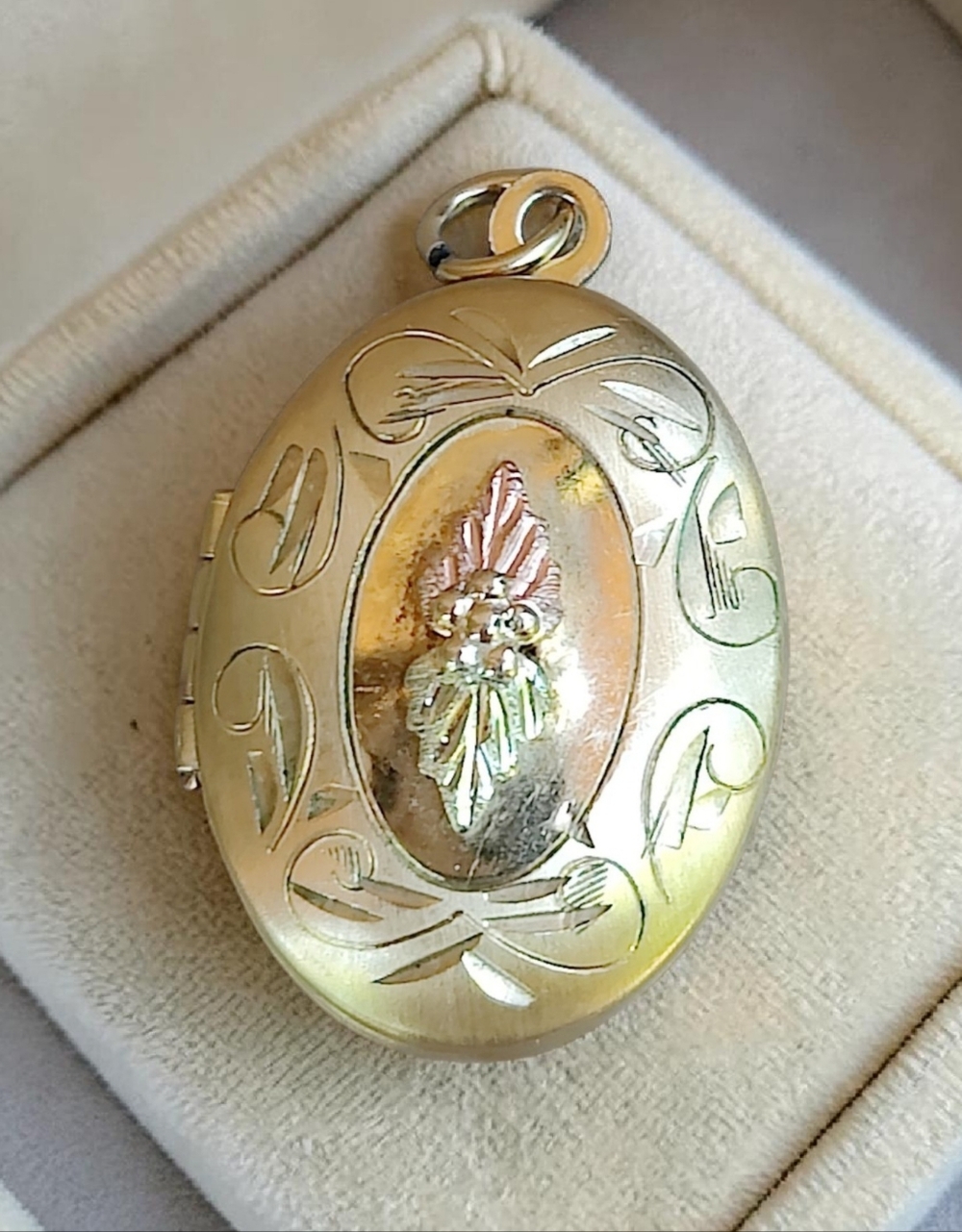 Antique 12K GF Locket Pendant